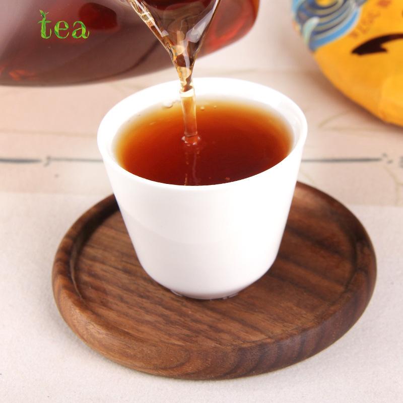 HelloYoungTea 2022 Ripe Pu-erh "Anniversary Millet" Ripe Tea Cake: Yiwu Zhengshan Jinwu Yun Nan Cici Tea Cake