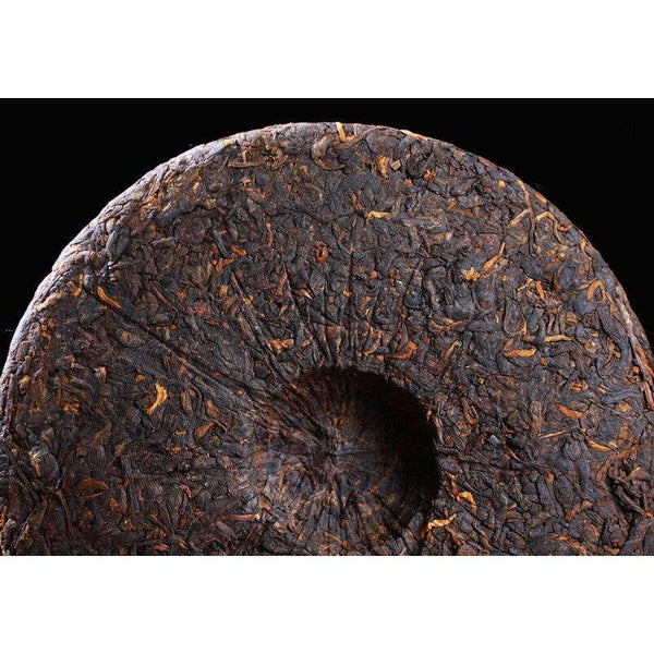 HelloYoungTea 357g Yunnan Pu'er Ripe Tea The Older The More Fragrant Old Pu'er Tea Cake