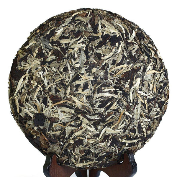 HelloYoungTea Yunnan Puerh Tea Cake 357g Raw Sheng Pu Er Moonlight Beauty White Tea Buds