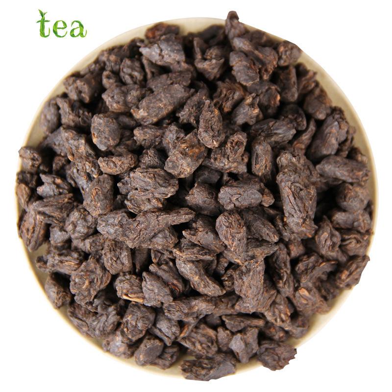 HelloYoungTea Excellent Puer Tea, Menghai Original Flavor Tea, Fossil Aromatic Puer Tea, Crushed Silver Aged Tea, Wholesale, 500g