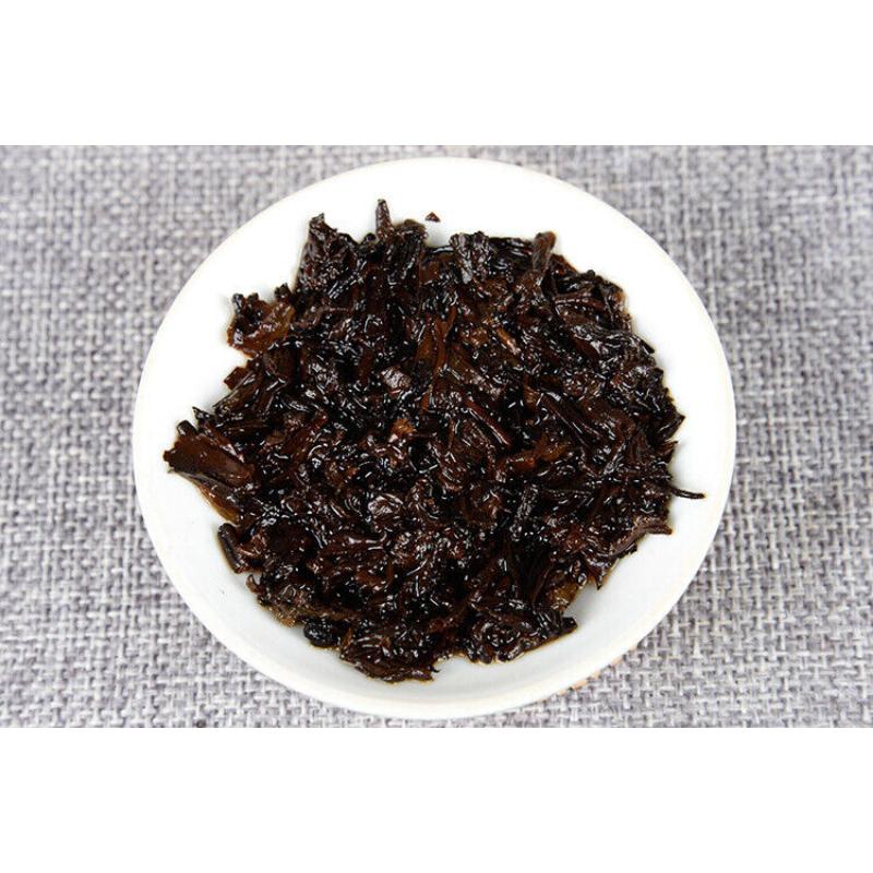 357g Top Black Tea Yunnan Pu-erh Tea Ancient Tree Pu-erh Ripe Cake Health Care
