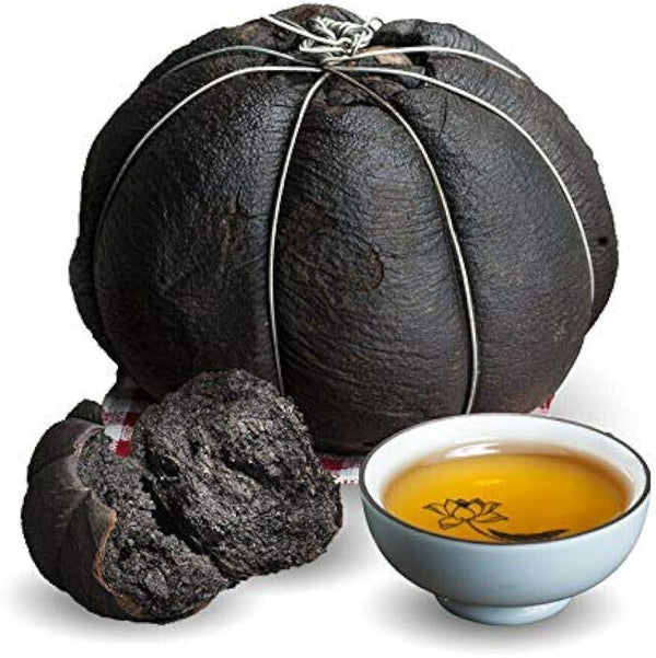 HelloYoungTea Dried Grapefruit PuEr Puer Tea Old Tree Pu-erh Inside Pomelo Ripe Tea 300g