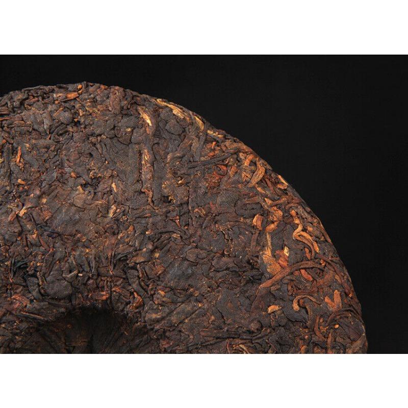 HelloYoungTea Puerh Tea Yunnan Menghai Pu'er Ripe Tea Cake Banzhang Ripe Tea