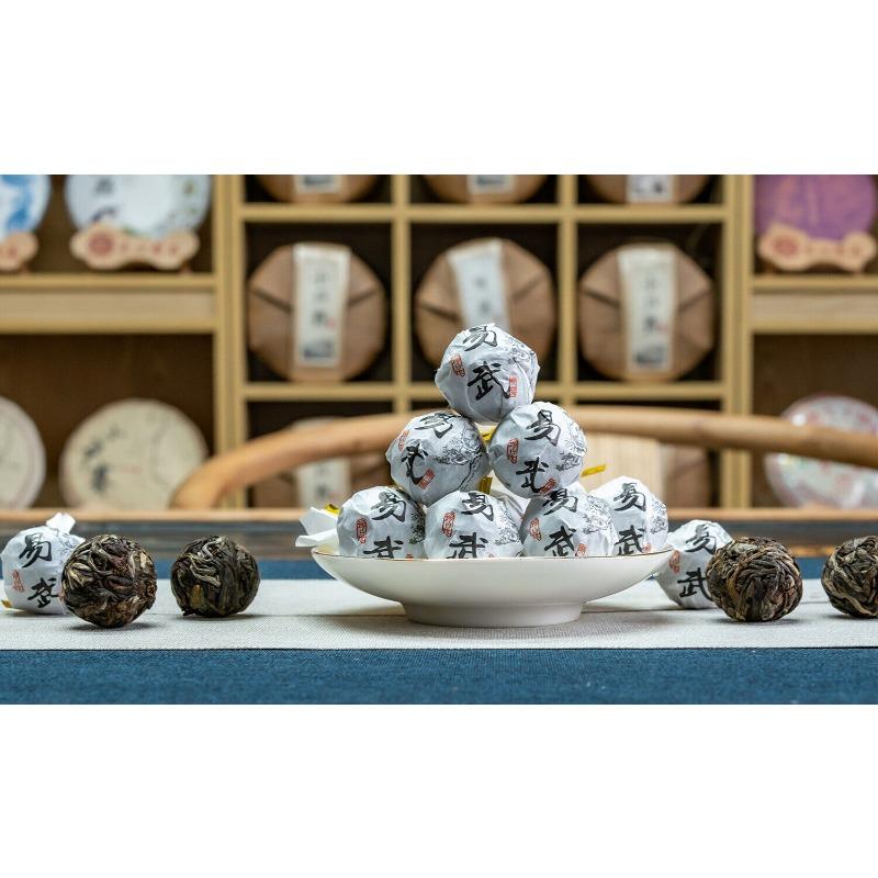 500g 8g chacun Yiwu Dragon Pearl Pu-erh Raw Tea Handmade Dragon Pearl Tuocha