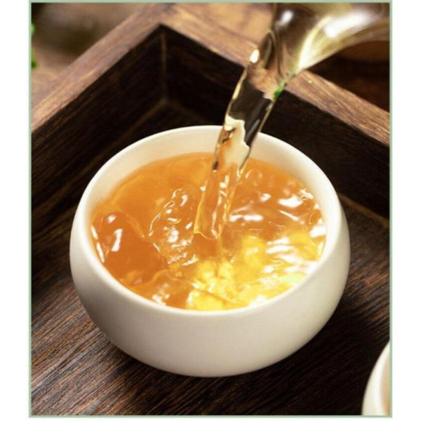 HelloYoungTea 100g (3.5Oz)  White Silver Needle Canned Loose Tea Fuding White Tea