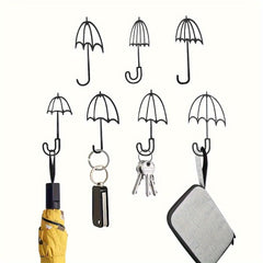 CIFbuy™ Exquisite Iron 7-Piece Creative Multifunctional Key & Coat Hangers Set - Perfect for Hanging Umbrellas/Coats/Keys in Rooms, Elegant Housewarming Gift Choice - Premium-grade Wall Sculptures.