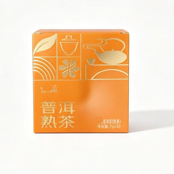 HelloYoungTea GONG FU SHU PU TEA Sea Dyke XPT412 Kung Fu Pu-erh Tea Loose Ripe Puer Pu'er 70g