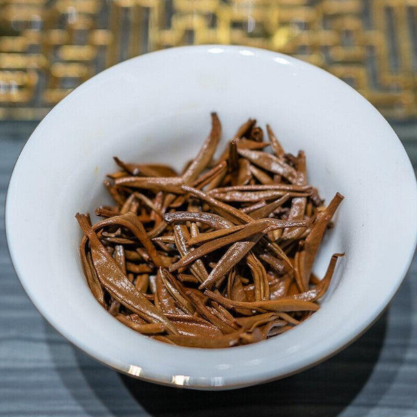 HelloYoungTea 500G Yunnan Black Tea Mini Gold Needle Fengqing Dian Hong Tea Small Gold Needle