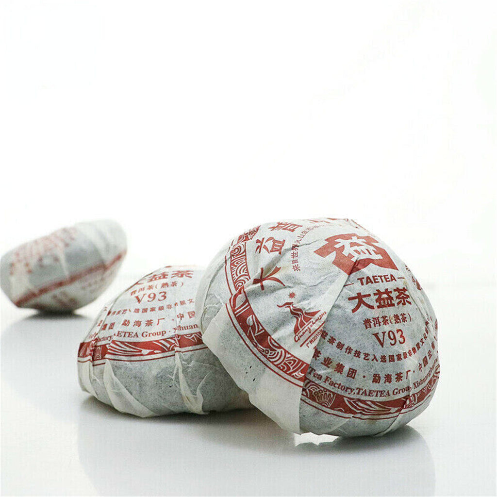 HelloYoung Tuo Cha Puer Ripe Tuocha * Pu Erh V93 Tea Menghai Dayi Ripe Pu-erh Tea