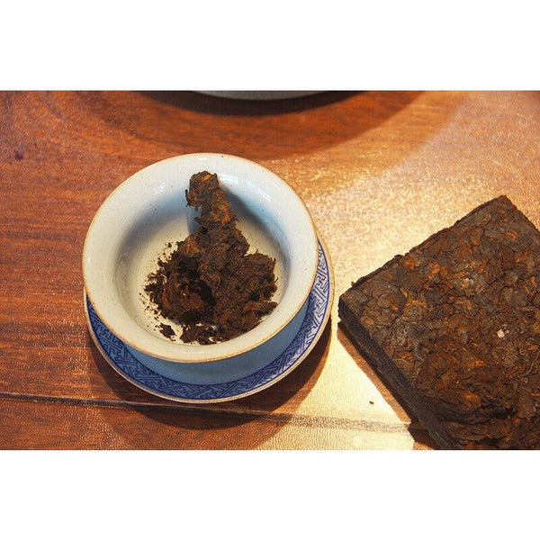 HelloYoungTea 250g Lao Cha Tou Tea Brick Ancient Tree Puerh Ripe Tea Ten Year Old Tea Head