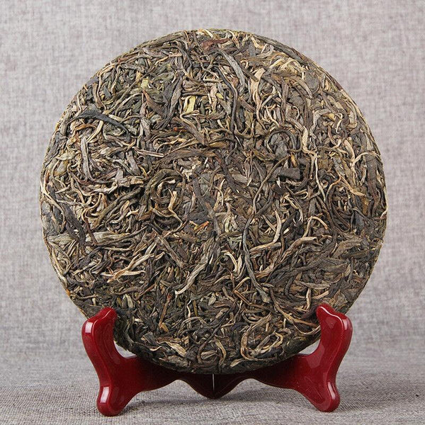357g Ancient Tree Puerh Raw Tea Cake Traditional Handmade Puerh Material
