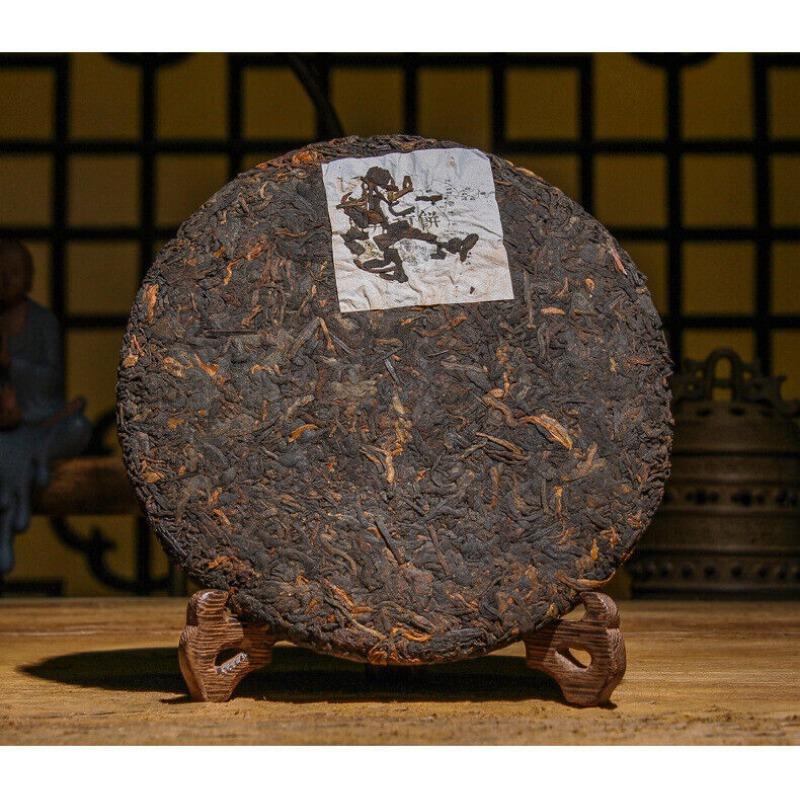 357g Yunnan Pu'er Ripe Tea Cake Tea Ma Bang Gong Cakes Aged Pu'er Tea Cake