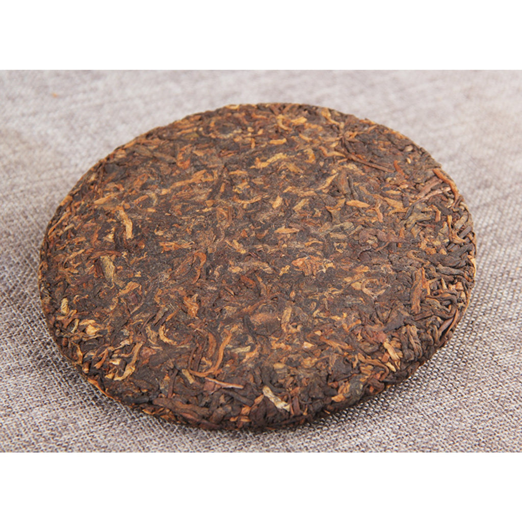 HelloYoung TeaPu'er Cooked Tea Cake Chinese Black Tea Health 200g Top Yunnan Pu'er Tea Palace