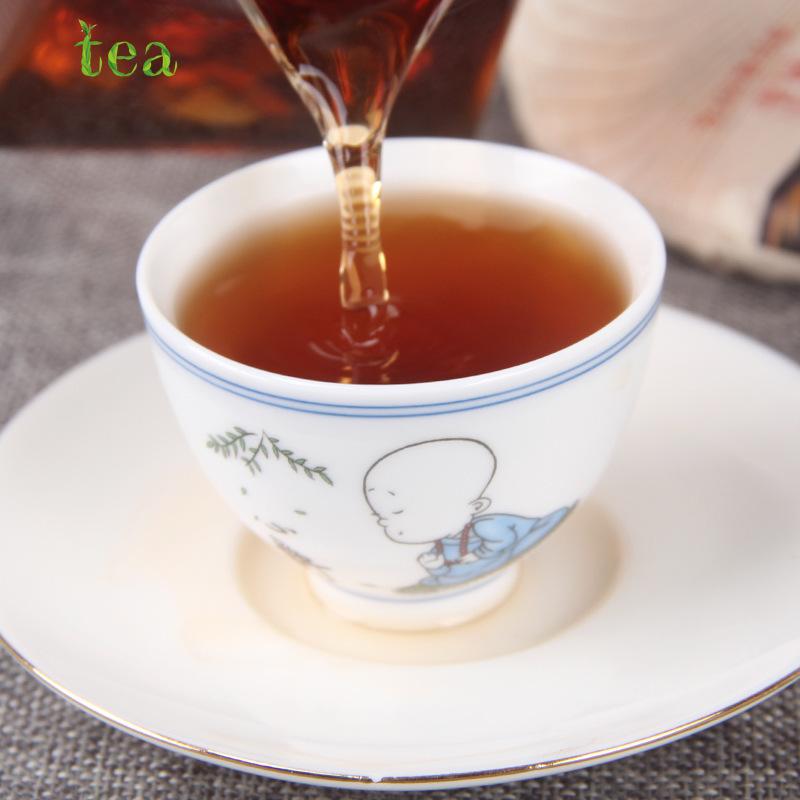 HelloYoungTea Yunnan Menghai Pu'er Tea Chenxiang Ripe Tea Cake Banchang Ripe Tea Cizi Pu'er Cake