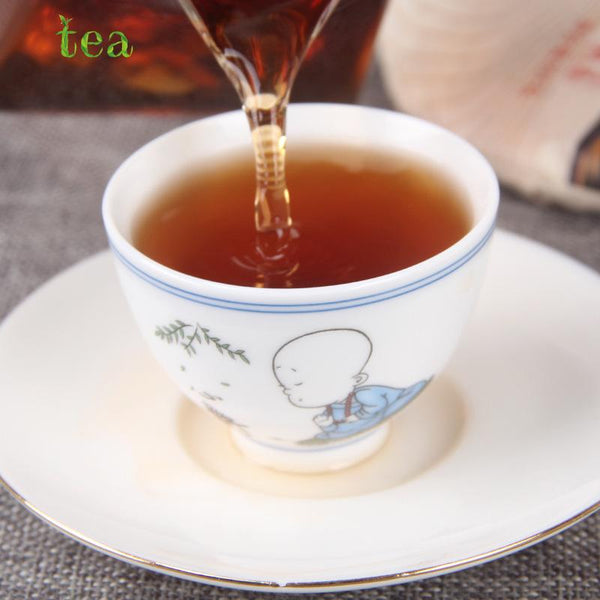 HelloYoungTea Yunnan Menghai Pu'er Tea Chenxiang Ripe Tea Cake Banchang Ripe Tea Cizi Pu'er Cake