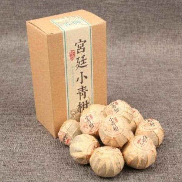 HelloYoungTea Chen Pi Orange Peel Puer Tea 100g Gong Ting Ripe Cake
