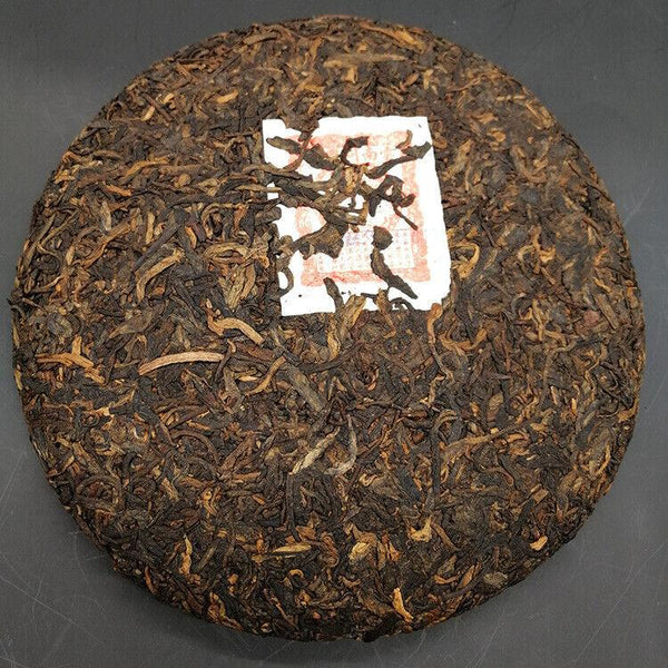 HelloYoungTea 1999 Yunnan Tong Qing Hao Yiwu Mt. Old Tea Puerh Tea Cake Ripe Puer Cooked 357g