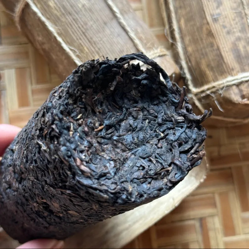 HelloYoung TeaTian Jian Anhua Dark Tea Royal Hunan Anhua Black Tea 200g Chinese Slimming Tea