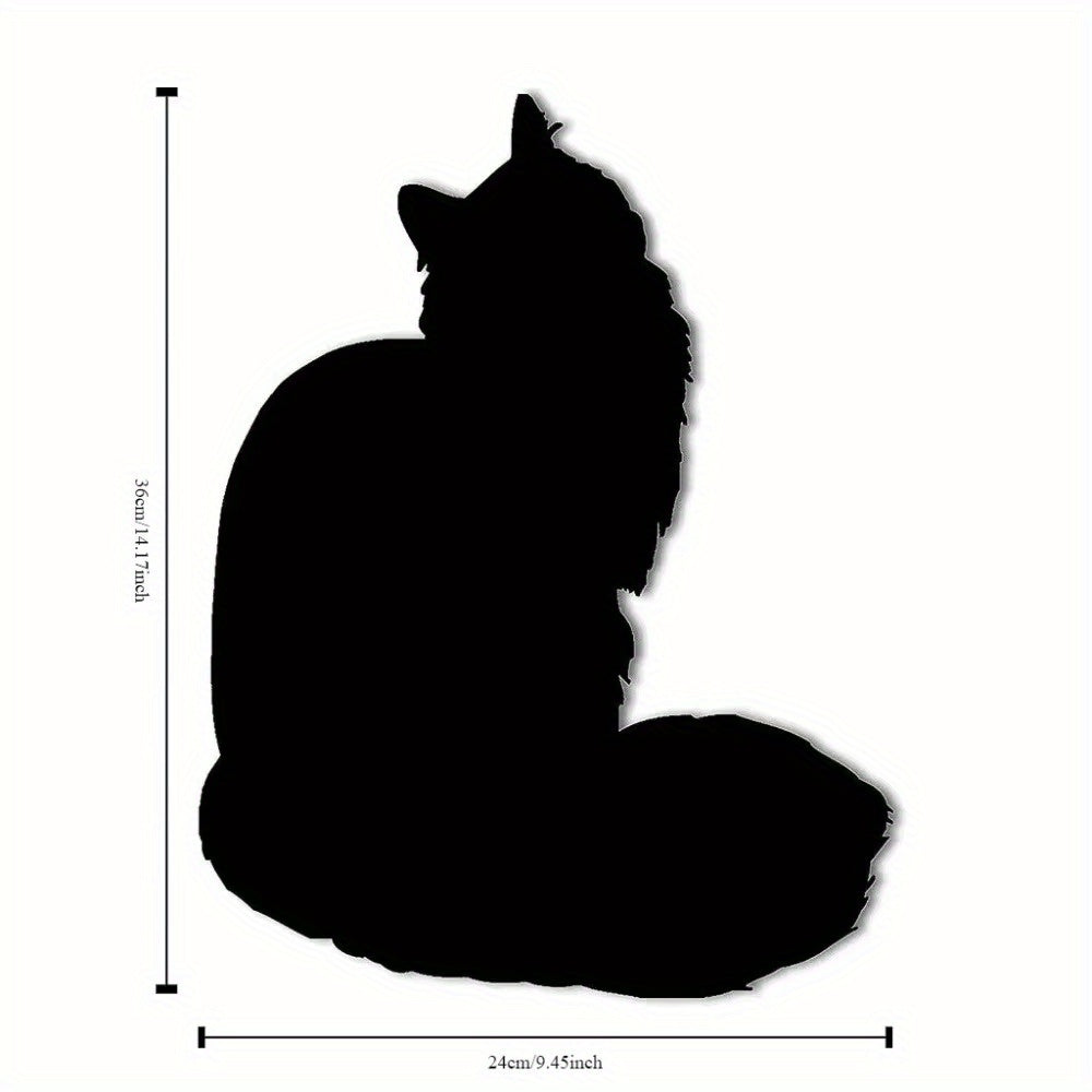 CIFbuy™ Wrought Iron Maine Coon Silhouette Sign - Premium Cat Breed Wall Art, Eye-Catching Feline Decor for Living Room & Bedroom, Rustic Iron Wall Hanging with Sophisticated Appeal, Collectible Figurines.