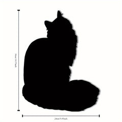 CIFbuy™ Wrought Iron Maine Coon Silhouette Sign - Premium Cat Breed Wall Art, Eye-Catching Feline Decor for Living Room & Bedroom, Rustic Iron Wall Hanging with Sophisticated Appeal, Collectible Figurines.