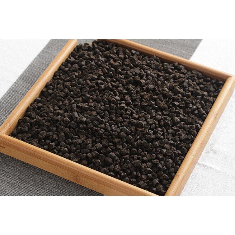 HelloYoungTea 500g Yunnan Pu'er Ripe Tea 09 Menghai Nuoxiang Tea Fossil New C1 Crushed Silver