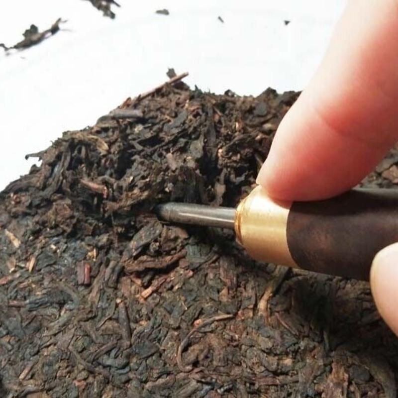 HelloYoungTea Wuzhou Liu Pao Tea Black Tea Aged Dark Tea Liubao Tea Cake Liu Bao HEI CHA 500g