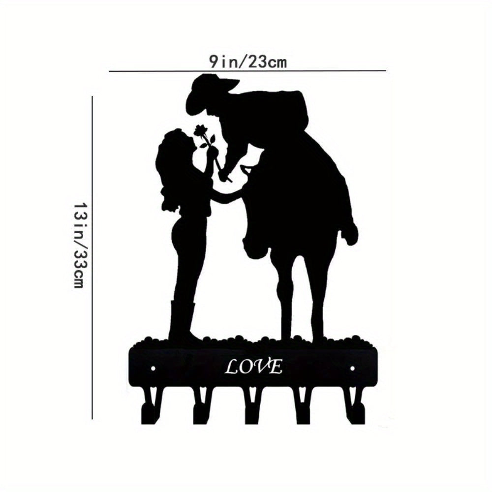 CIFbuy™ 1pc Iron Metal Gorgeous Wall-Mounted Pendant - Artistic Home Hooks & Perfect Iron Hanger Hooks, Exquisite Utility Hooks for Daily Use, Durable Iron Build, Stylish Wall-Mounted Decor You Deserve - Collectible Figurines.