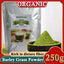 HelloYoung 250g Organic Barley Grass Powder Gluten Free Non-GMO Superfood Vegan 100% Natural Pure Barley Grass Low Sugar Body Detoxification