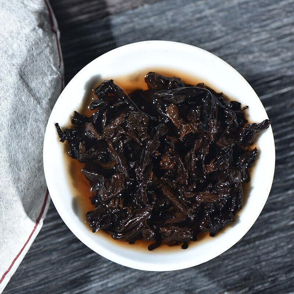 357g YikuChun Tea Leaves XiaoduSai Ancient Tea Pure Material Pu'er Ripe Tea Cake