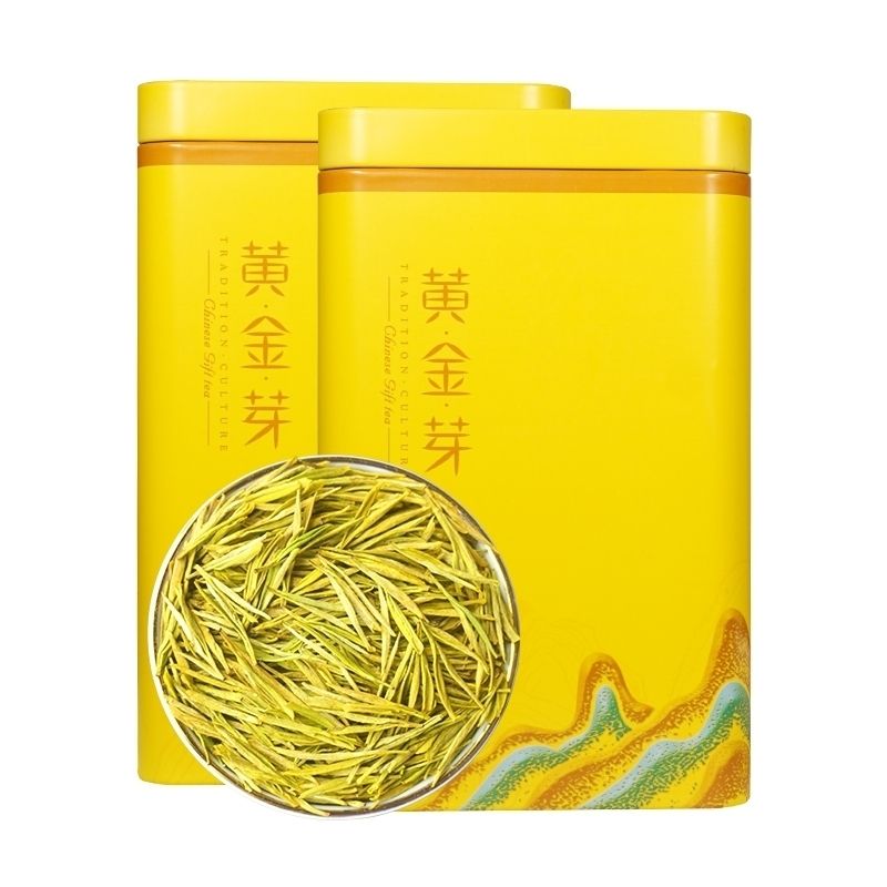 HelloYoung Chinese Huang Jin Ya Green Tea Golden Buds Green Tea 250g/can
