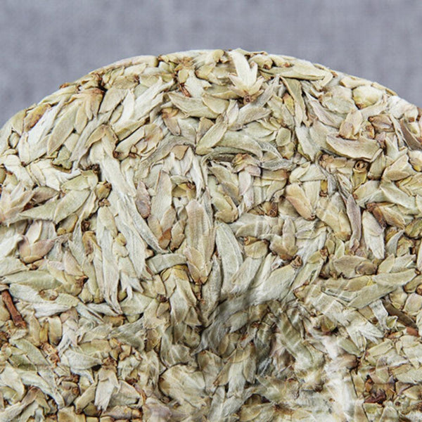 HelloYoungTea Yunnan Raw Pu-erh Tea Cake 357g White Buds Spring Harvest