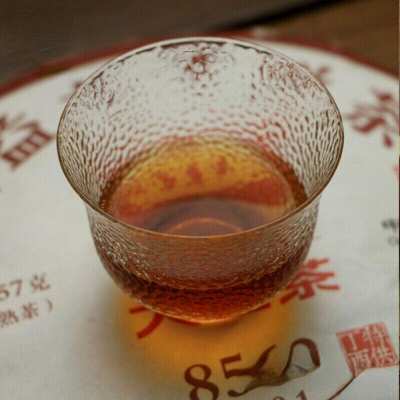 HelloYoungTea 8562 * 2017 Yr TAETEA Pu-erh MengHai Dayi Ripe 357g Shu Puer Tea Cake 357g 1701