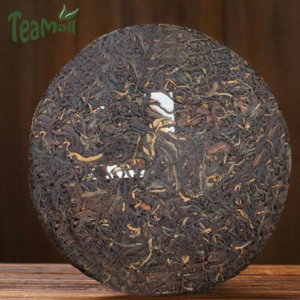 HelloYoungTea 2021 Feng Qing Dianhong Golden Bud High Mountain Black Tea with Honey Aroma, Tea Cake 357g