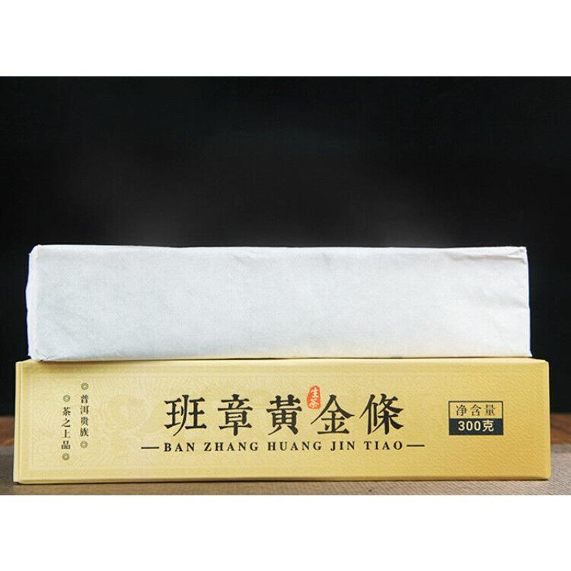 Pu'er Raw Tea Banzhang Gold Bar Ancient Tree Tea Yunnan Column Tea 300g
