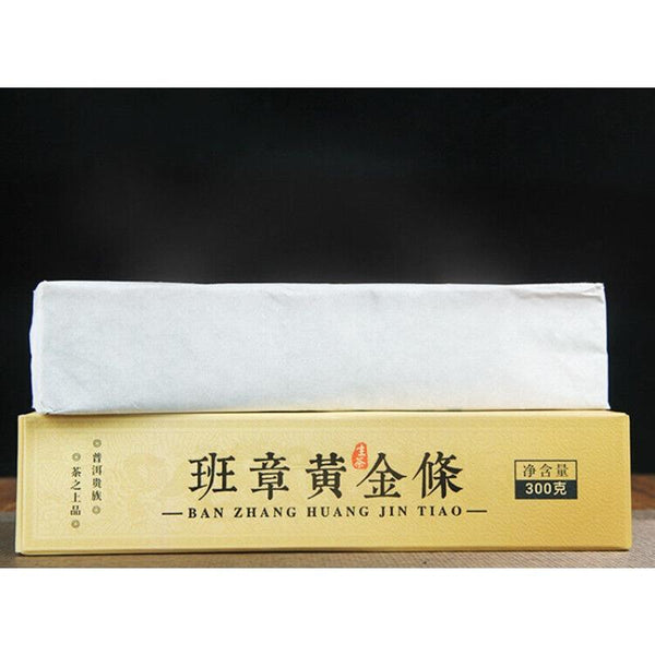 Pu'er Raw Tea Banzhang Gold Bar Ancient Tree Tea Yunnan Column Tea 300g