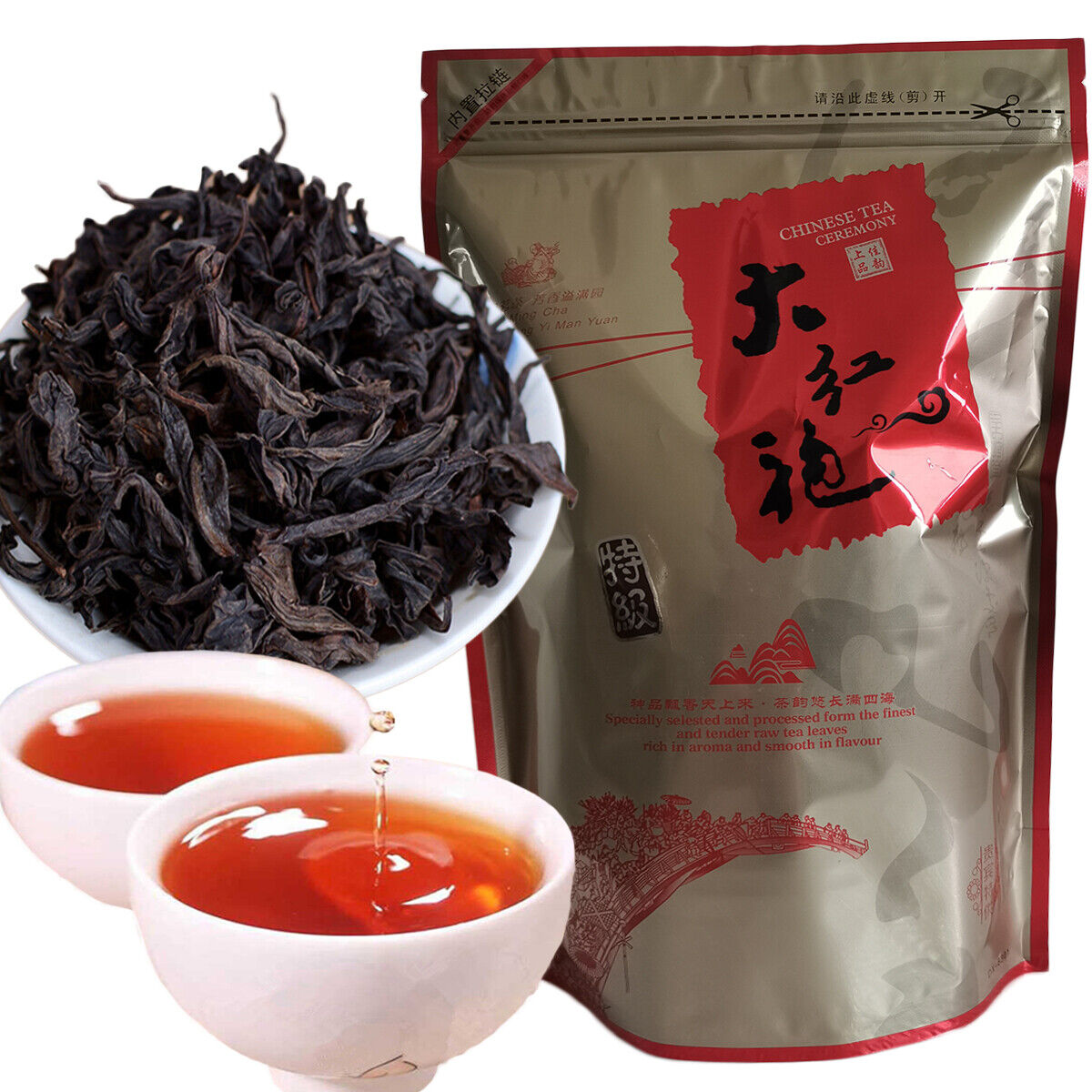 Da Hong Pao Tea Big Red Robe Oolong Tea Green Food Wuyi Rock Tea