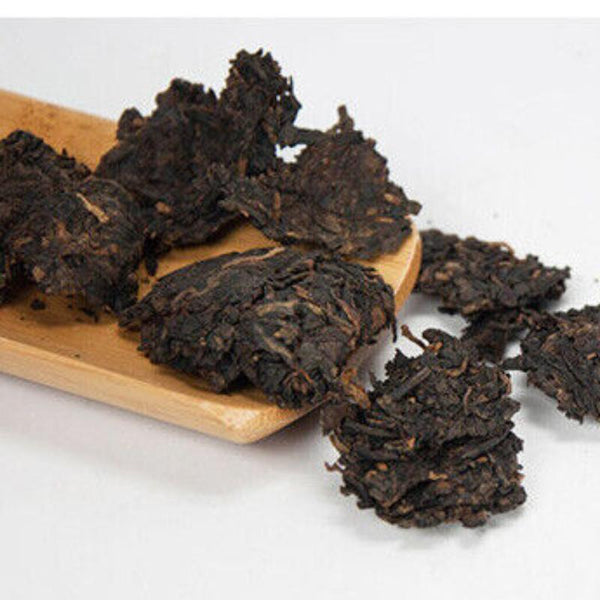 HelloYoungTea Classic 7663 Xiaguan Yuan Cha JIN YIN 2015 Puer Ripe Tea Pu-erh Shu Cake 357g