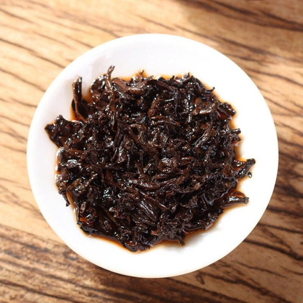 HelloYoungTea 2019 Yiwu Golden Bud Ancient Tree Shu Pu-erh Tea 357g