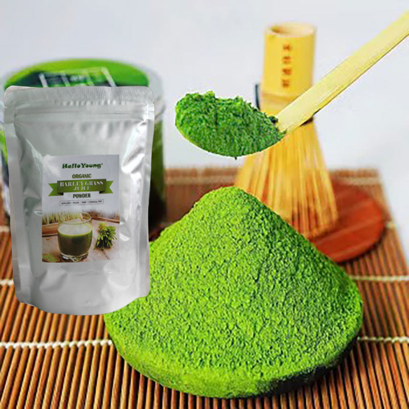 HelloYoung HelloYoung barley grass powder original 100% Organic Barley Low Carb Diabetic Friendly e for weight loss Main image