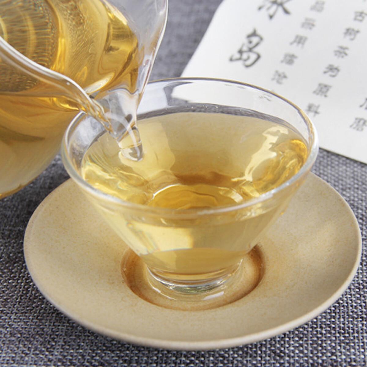 HelloYoungTea Premium Yunnan Green Pu erh Tea Cake 357g Early Spring Bingdao Health Tea