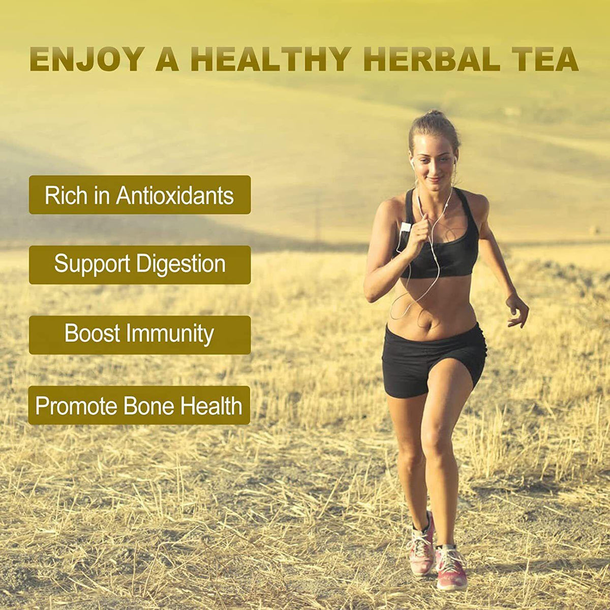 2023 FullChea - Dandelion Root Tea Bags, 40 Teabags, 2.5g/bag