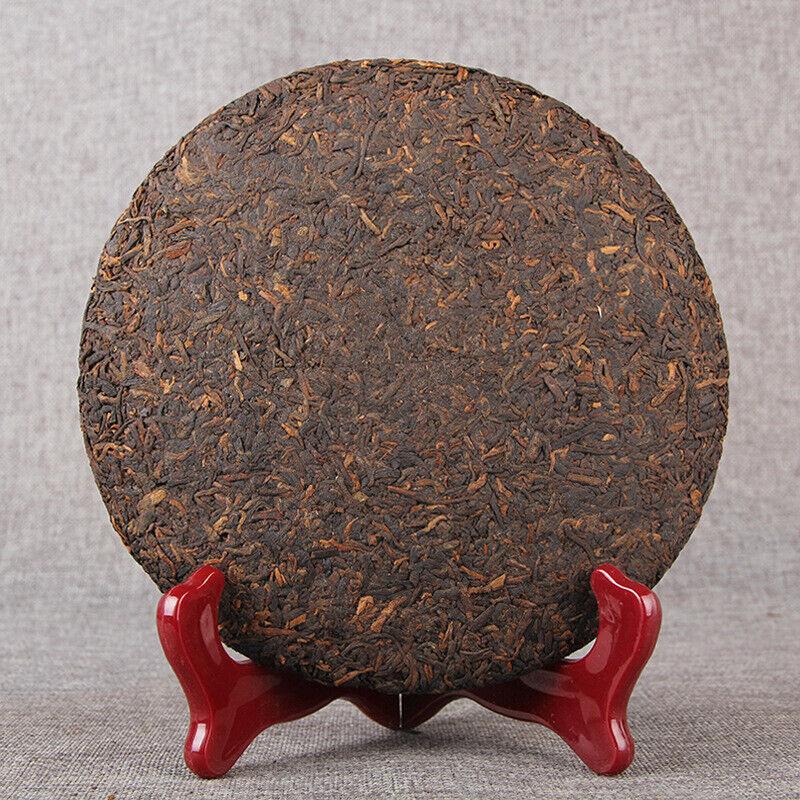 HelloYoungTea 2015 Year Yunnan Old Tree Ripe Puer Tea Lao Ban Zhang Ancient Shu Puer Tea 357g