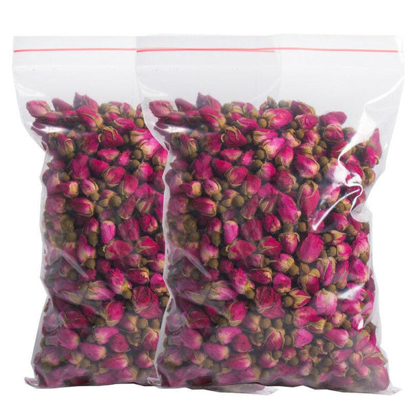 HelloYoungTea Chinese Flower Tea Dry Flowers Floral Red Rose Bud Tea Aroma Herbal Blooming Tea