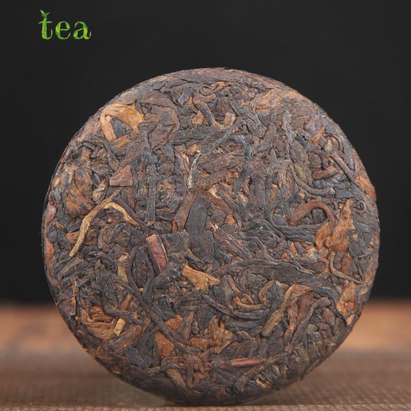 HelloYoungTea Yunnan Puer Tea, Ripe Puer Tea Cake, Old Taste, Small Tea Cakes, Aged Ancient Tree Menghai Dry Storage, Ripe Puer Tea 云南普洱茶，熟普洱饼茶，老味道，小茶饼，陈年古树勐海干仓，熟普洱