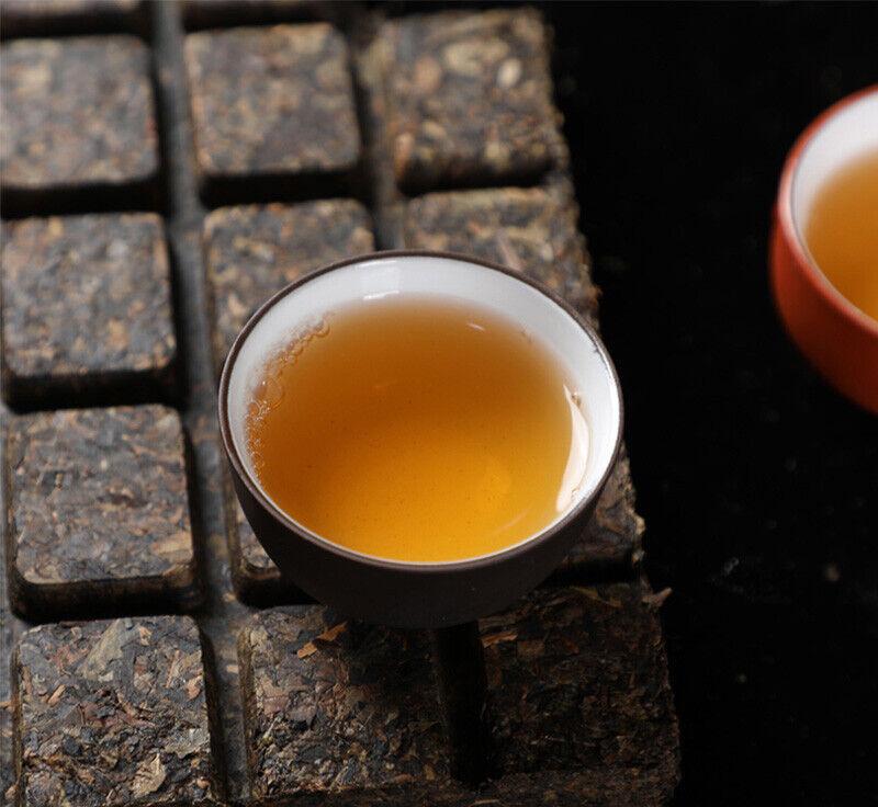HelloYoungTea HE ZHUANG CHA 2018 China Anhua Baishaxi Instant Dark Tea Shortcut Brick Tea 450g