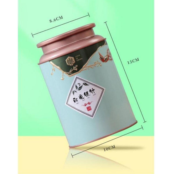 HelloYoungTea 100g (3.5Oz)  White Silver Needle Canned Loose Tea Fuding White Tea
