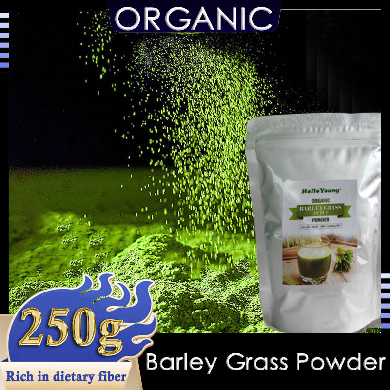 HelloYoung HelloYoung Imported Unsweetened Premium Organic Barley Grass Gluten-Free Soy-Free Vegan & Paleo – Daily Greens Booster