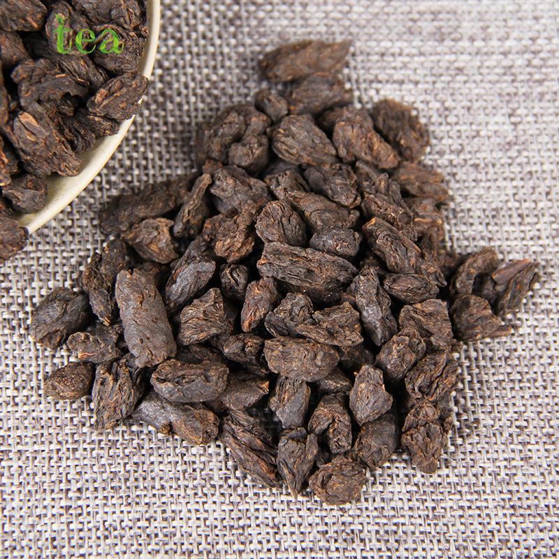 HelloYoungTea Excellent Puer Tea, Menghai Original Flavor Tea, Fossil Aromatic Puer Tea, Crushed Silver Aged Tea, Wholesale, 500g
