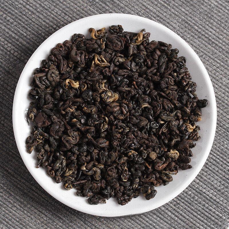 HelloYoungTea 500g Black Tea Yunnan Fengqing Dian Hong Kung Fu Black Tea Two Leaves Red Conch
