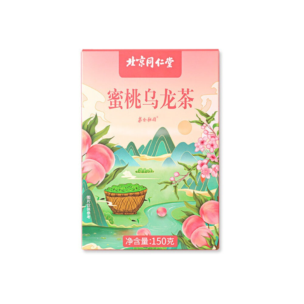 同仁堂蜜桃乌龙茶 组合茶包花草茶冷泡白桃绿茶花茶水果茶150g TongRenTang Peach Oolong Tea Main image